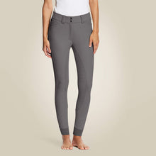 Load image into Gallery viewer, Ariat Women's Tri Factor Grip Full Seat Breech Plum Grey