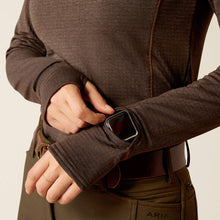 Load image into Gallery viewer, Ariat Gridwork 1/4 Zip Baselayer Mole Heather