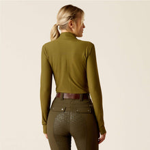 Load image into Gallery viewer, Ariat Lowell 3.0 1/4 Zip Baselayer Winter Moss