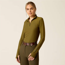 Load image into Gallery viewer, Ariat Lowell 3.0 1/4 Zip Baselayer Winter Moss