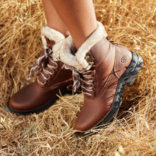 Load image into Gallery viewer, Ariat Harper Sherpa Waterproof Boot Dark Brown