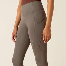 Load image into Gallery viewer, Ariat Breathe Eos Half Grip Tight Plum Grey