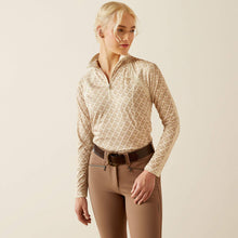 Load image into Gallery viewer, Ariat Sunstopper 3.0 1/4 Zip Baselayer Almond Milk