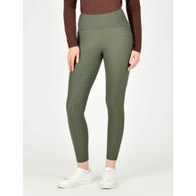 Load image into Gallery viewer, WeatherBeeta Thermal Riding Tights Olive Night