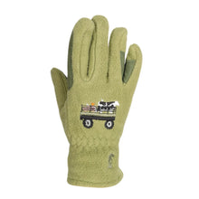 Load image into Gallery viewer, Farm Collection Fleece Gloves by Little Knight Olive Green
