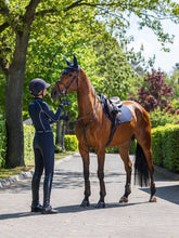 Load image into Gallery viewer, LeMieux Suede Close Contact Square Navy