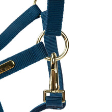 Load image into Gallery viewer, Shires Topaz Nylon Headcollar Navy