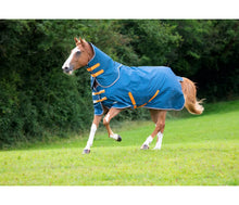 Load image into Gallery viewer, Shires Tempest Original Lite Turnout Rug & Neck Set Teal