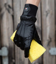Load image into Gallery viewer, Premier Equine Dajour Waterproof Riding Gloves Black