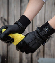 Load image into Gallery viewer, Premier Equine Dajour Waterproof Riding Gloves Black
