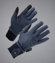 Load image into Gallery viewer, Premier Equine Dajour Waterproof Riding Gloves Navy