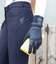 Load image into Gallery viewer, Premier Equine Dajour Waterproof Riding Gloves Navy