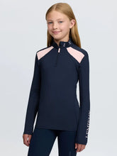 Load image into Gallery viewer, LeMieux Young Rider Mia Mesh Base Layer Navy