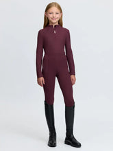 Load image into Gallery viewer, LeMieux Young Rider Raye Ribbed Base Layer Bramble
