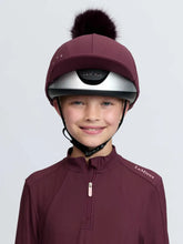 Load image into Gallery viewer, LeMieux Ribbed Hat Silk Bramble