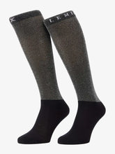 Load image into Gallery viewer, LeMieux Brilliance Competition Socks Black