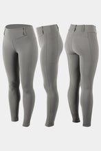 Load image into Gallery viewer, Animo Naletto Woman's Riding Tight Breeches Grigio