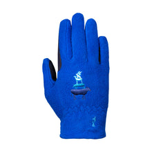 Load image into Gallery viewer, Farm Collection Fleece Gloves by Little Knight Cobalt Blue