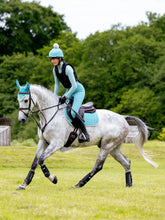 Load image into Gallery viewer, LeMieux Suede Close Contact Square Lagoon