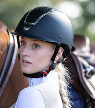 Load image into Gallery viewer, Premier Equine Centauri Horse Riding Helmet Black