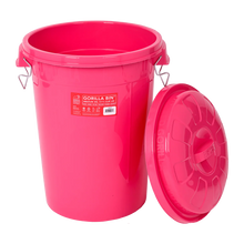 Load image into Gallery viewer, Red Gorilla Bin With Clip Lid 50L