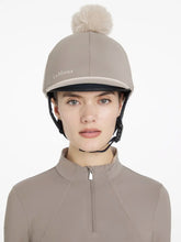 Load image into Gallery viewer, LeMieux Pom Hat Silk Pecan/Stone
