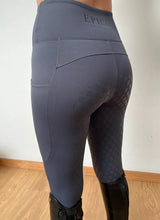 Load image into Gallery viewer, Epico Equestrian Riding Tights Dark Grey