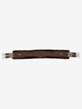 Load image into Gallery viewer, LeMieux Fleece Lined Anatomic Girth Brown/Brown