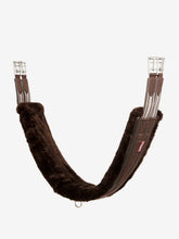 Load image into Gallery viewer, LeMieux Fleece Lined Anatomic Girth Brown/Brown