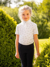 Load image into Gallery viewer, LeMieux Mini Bella Show Shirt White/Ponies