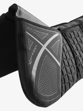 Load image into Gallery viewer, LeMieux ProSorb Plain 3 Pocket Quilted Half Pad Black