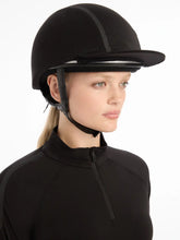 Load image into Gallery viewer, LeMieux Carmine Hat Silk Black