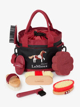 Load image into Gallery viewer, LeMieux Mini Grooming Set Red