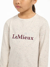 Load image into Gallery viewer, LeMieux Mini Jessie Long Sleeve Top Ecru/Nep