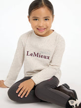 Load image into Gallery viewer, LeMieux Mini Jessie Long Sleeve Top Ecru/Nep