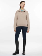 Load image into Gallery viewer, LeMieux Keira Quarter Neck Sweat Almond