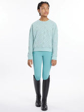Load image into Gallery viewer, LeMieux Young Rider Clea Crew Aqua