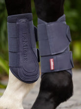 Load image into Gallery viewer, LeMieux Arika Mesh Brushing Boots Dusk Blue