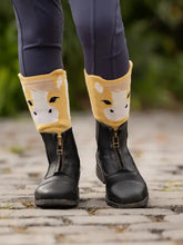 Load image into Gallery viewer, LeMieux Mini Character Socks 2 pack Lemon
