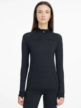Load image into Gallery viewer, LeMieux Aspen Houndstooth Quarter Zip Top