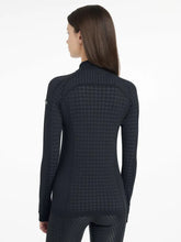 Load image into Gallery viewer, LeMieux Aspen Houndstooth Quarter Zip Top