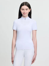 Load image into Gallery viewer, LeMieux Young Rider Brilliance Livvy Short Sleeve Show Shirt White