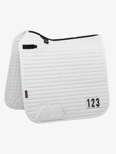 Load image into Gallery viewer, LeMieux Cotton Dressage Competition Square White
