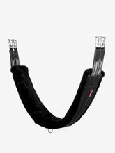 Load image into Gallery viewer, LeMieux Fleece Lined Anatomic Girth Black/Black
