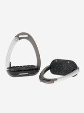 Load image into Gallery viewer, LeMieux Vector Balance Stirrups Carbon/Silver