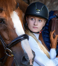 Load image into Gallery viewer, Premier Equine Odyssey Horse Riding Helmet Black