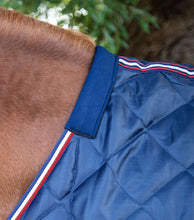 Load image into Gallery viewer, Premier Equine Tuscan Stable Rug 100g Navy
