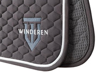 Load image into Gallery viewer, Winderen Saddle Pad Dressage Anthracite/Silver