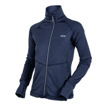 Load image into Gallery viewer, Uhip Midlayer Stretch Full Zip Navy
