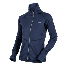 Load image into Gallery viewer, Uhip Midlayer Stretch Full Zip Navy